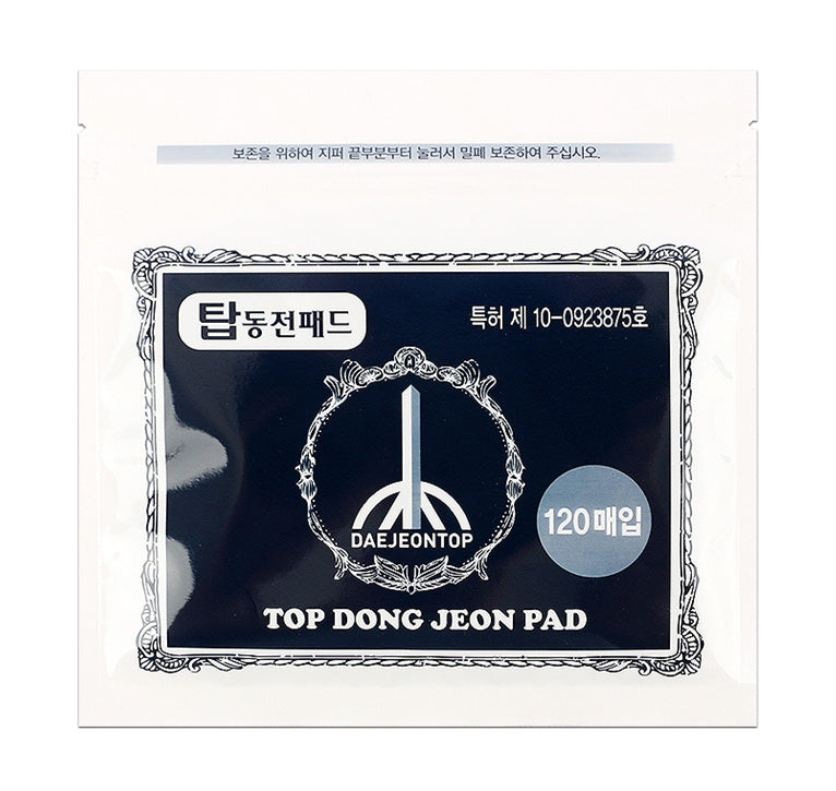 Top Dong Jeon Pads 120 pcs Circle Medicated Pain Relief Patches Small Coin Size Korean Body Wrist Waist Ankle Knee Health