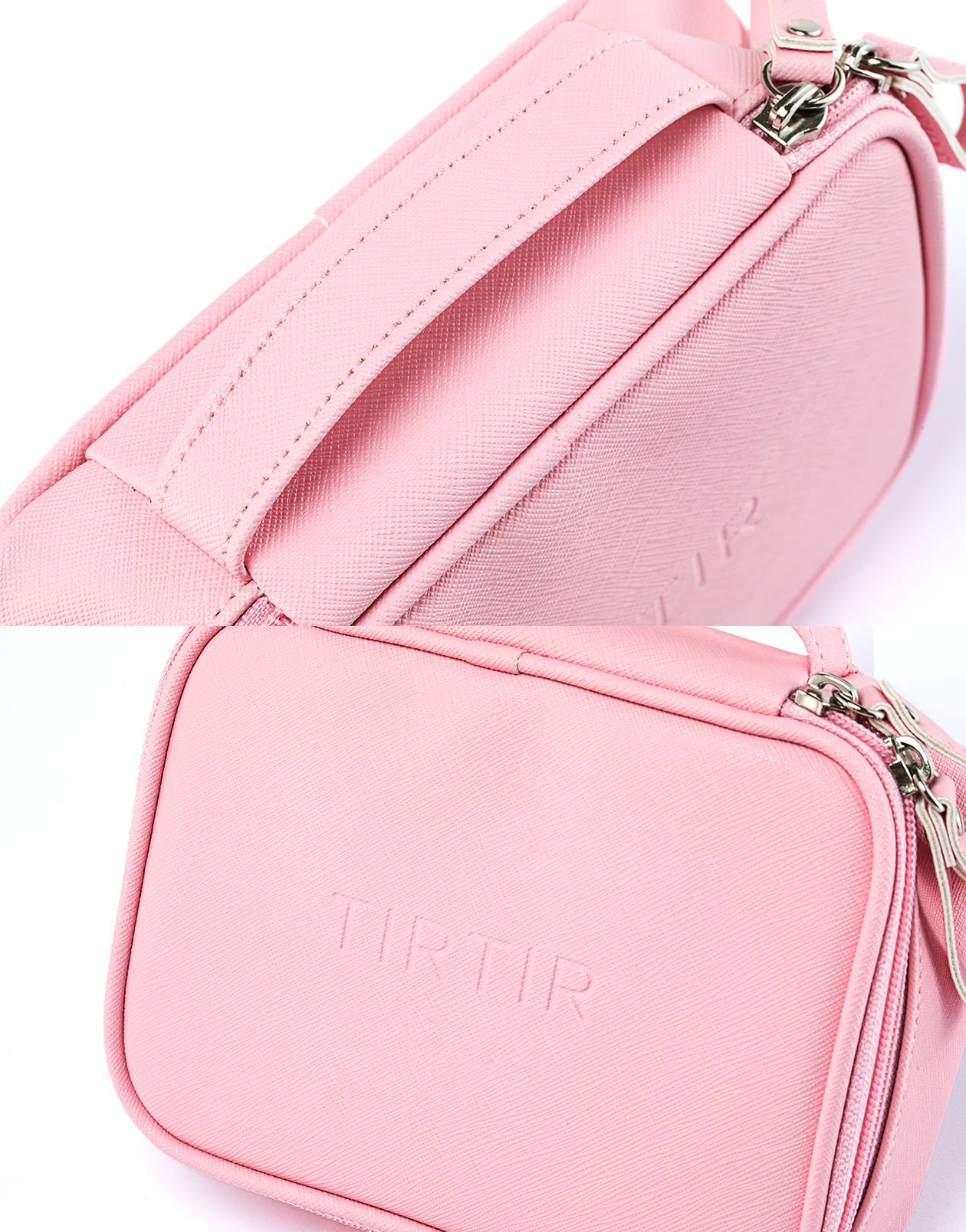 TIRTIR Play Pink Pouches Zipper Makeup Beauty Bags Womens Travel Trip