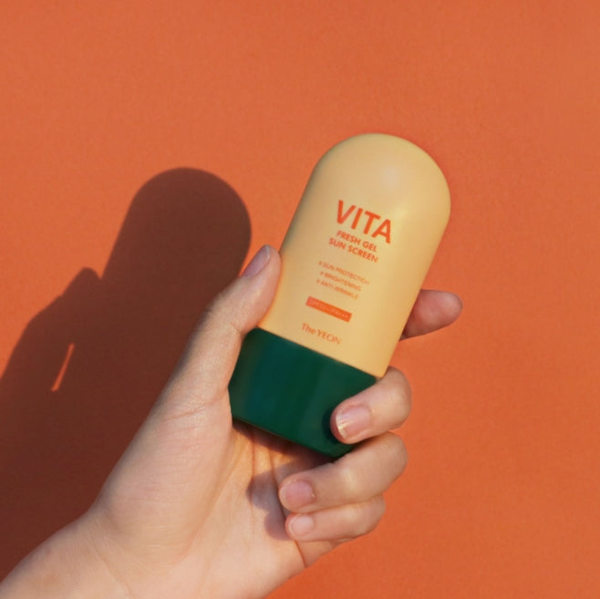 TheYEON Vita Fresh Gel Sunscreen Daily Skin Care Brightening Sun Block