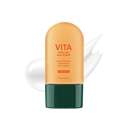 TheYEON Vita Fresh Gel Sunscreen Daily Skin Care Brightening Sun Block