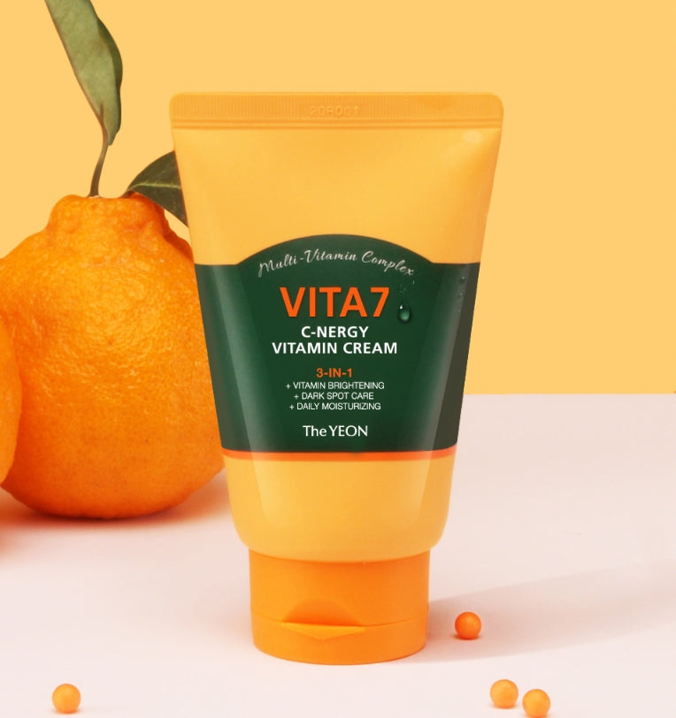 The YEON Vita 7 C-Nergy Vitamin Cream 100ml Korean Skincare Cosmetics
