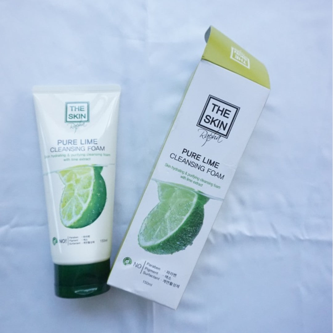 The Skin Pure Lime Cleansing Foam 150ml Skin Hydrating&Purifying Cosmetics