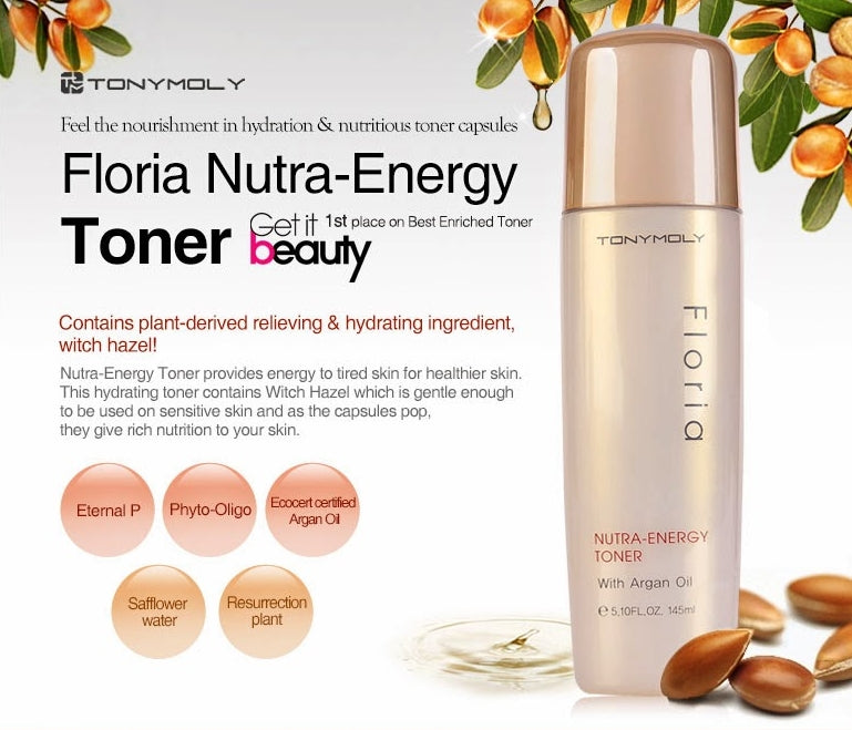 TONYMOLY Floria Nutra-Energy Toners 150ml Korean Womens Beauty Cosmetics