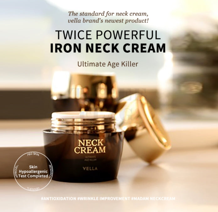 VELLA Neck Cream Ultimate Age Killer 50ml wrinkle firmness moisture peptide