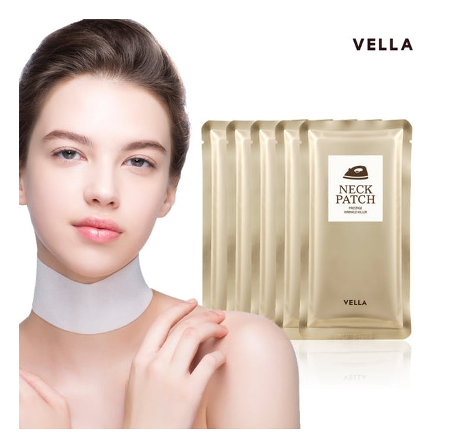 VELLA NECK PATCH PRESTIGE WRINKLE KILLER 5EA Korean Skincare Cosmetics