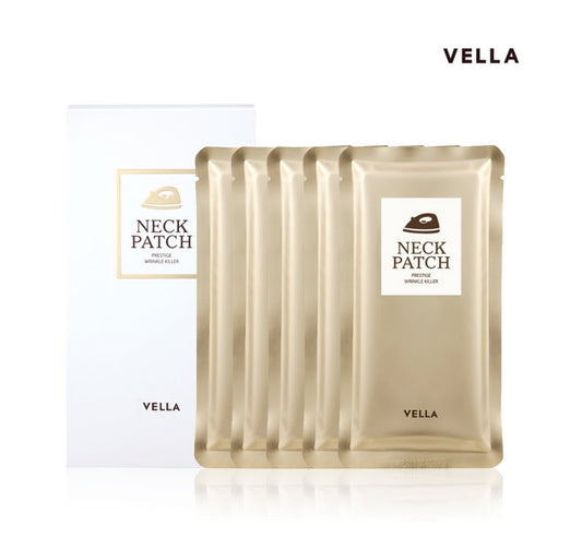VELLA NECK PATCH PRESTIGE WRINKLE KILLER 5EA Korean Skincare Cosmetics