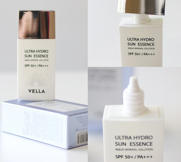 VELLA Ultra Hydro Sun Essence 30ml complex skin sunflowers hydra sooth