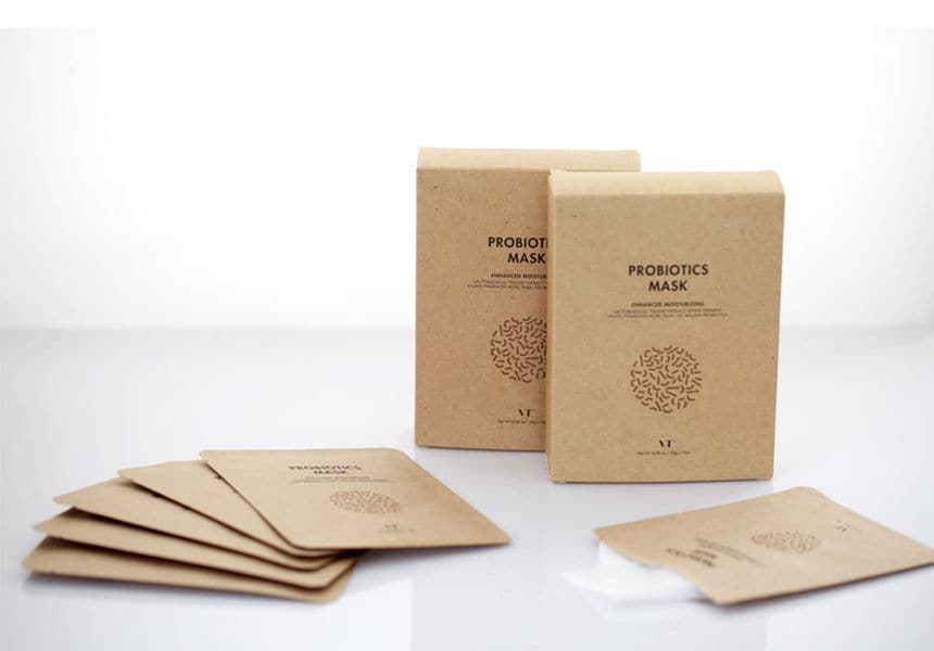 VT Probiotics Mask 25g x 10P Probiotic Complex Enhanced Moisturizing
