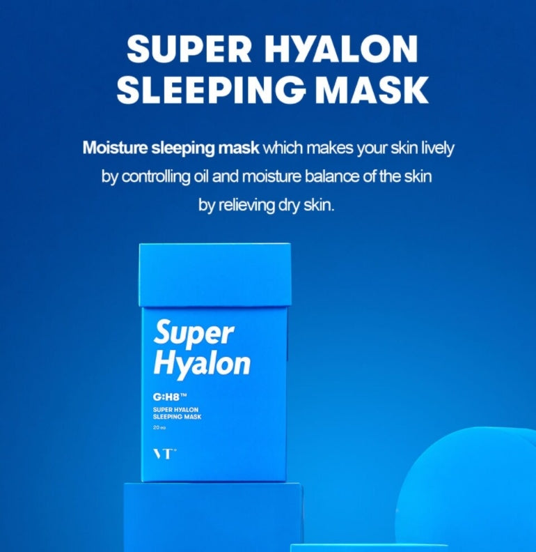 VT Super Hyalon Sleeping Mask 20 Sticks Moisturizing Korean Skin Care