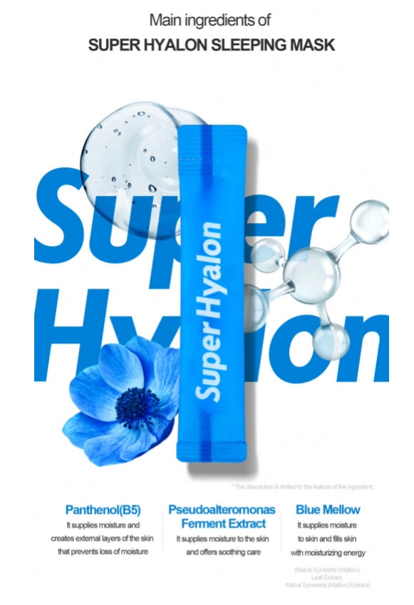 VT Super Hyalon Sleeping Mask 20 Sticks Moisturizing Korean Skin Care
