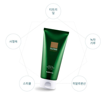 Wellderma Chadew Tea Tree Herb Tox Peeling Pack 150g Peels Skin Care