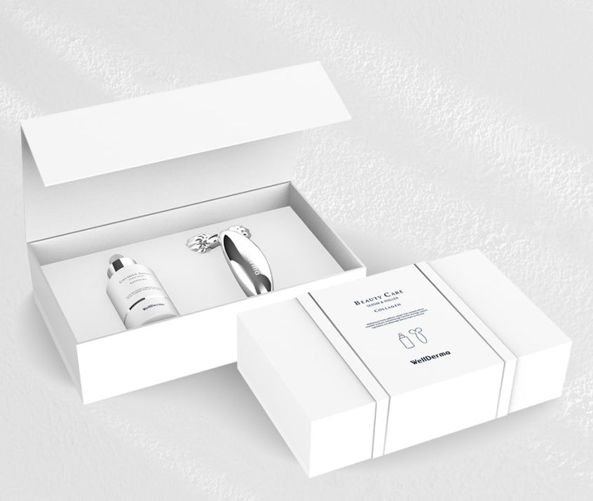 Wellderma Beauty Care Serum & Roller Set Collagen Hydro Serum Wrinkles