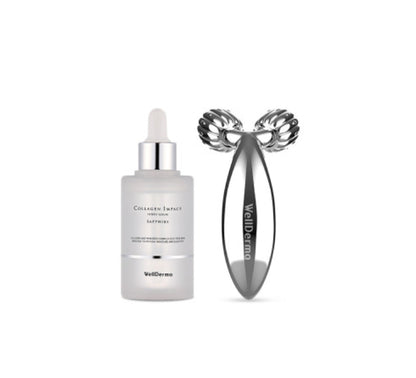 Wellderma Beauty Care Serum & Roller Set Collagen Hydro Serum Wrinkles