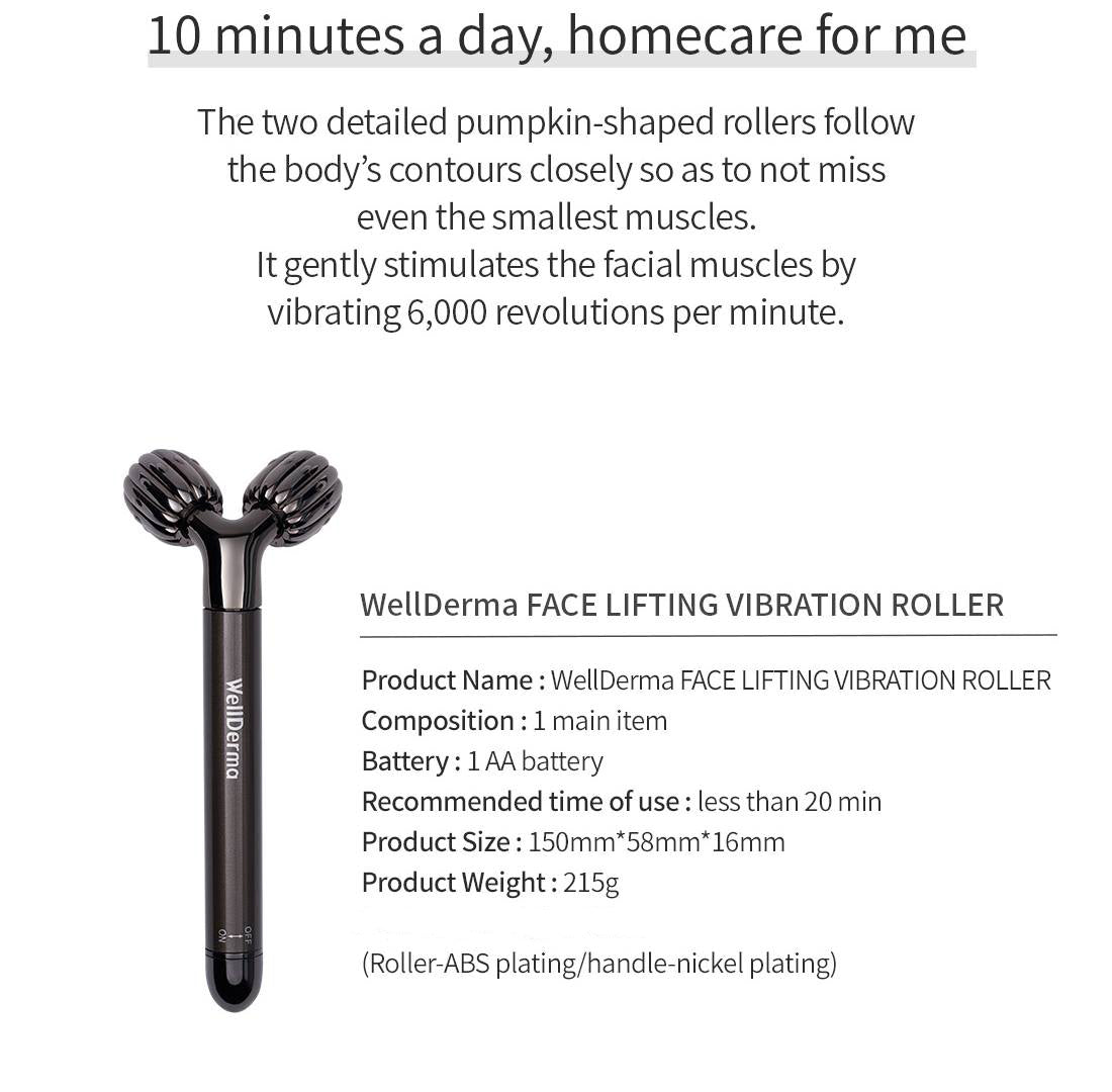WELLDERMA Face Lifting Vibration Roller Best sellers new Skin care
