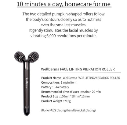 WELLDERMA Face Lifting Vibration Roller Best sellers new Skin care