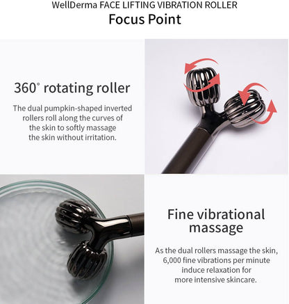 WELLDERMA Face Lifting Vibration Roller Best sellers new Skin care