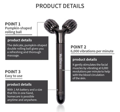 WELLDERMA Face Lifting Vibration Roller Best sellers new Skin care