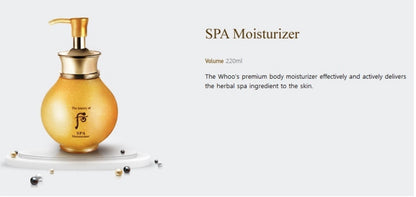 The history of Whoo Spa Body Moisturizer 220ml Skin care Cosmetics