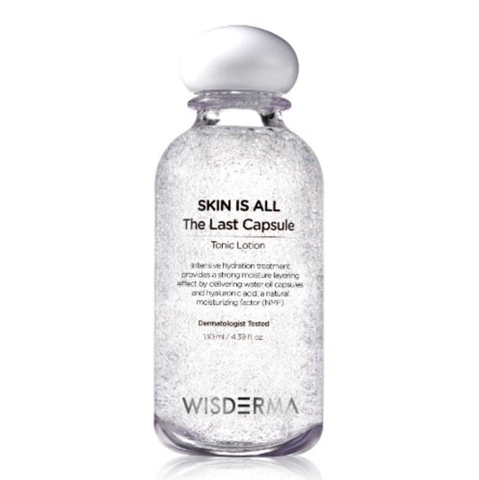 WISDERMA SKIN IS ALL The Last Capsule Tonic Lotion 130ml Korean Facial