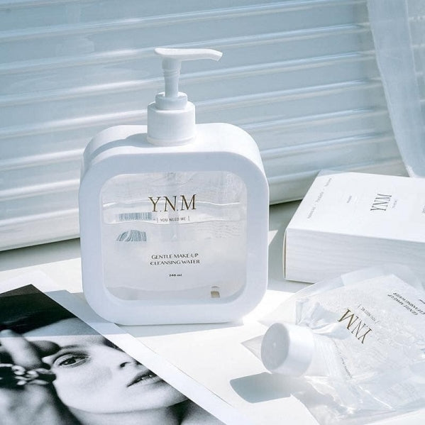 YNM GENTLE MAKE-UP CLEANSING WATER 240ml Korean Skincare Cosmetics