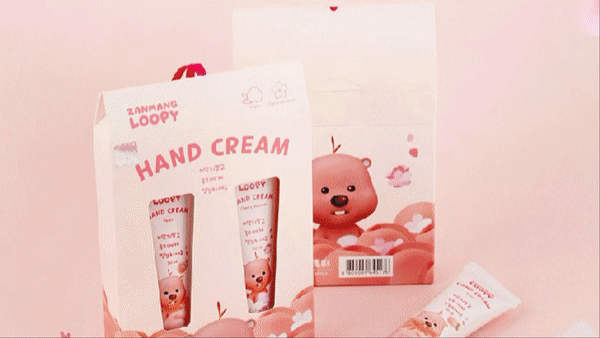 Zanmang Loopy Character Hand Creams Cute Small Gifts 30ml 2 pieces SET Peach Cherry Blossom Scent