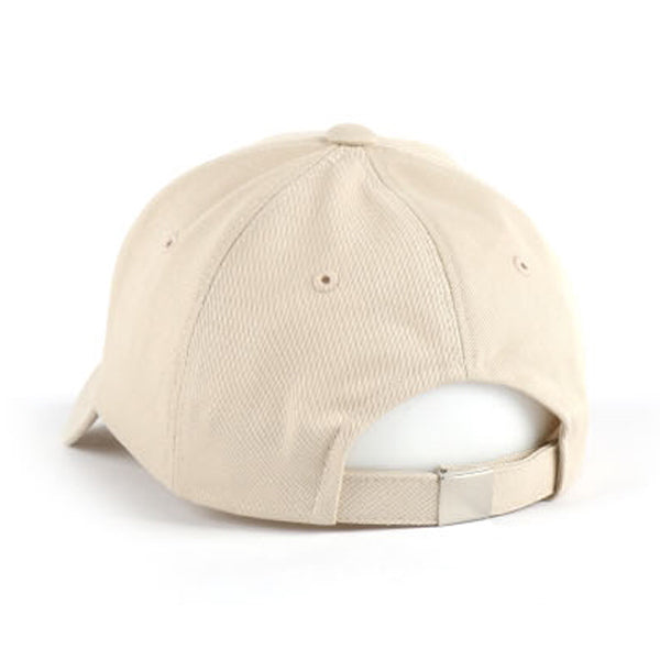 Beige Pentagon Solid Baseball Caps