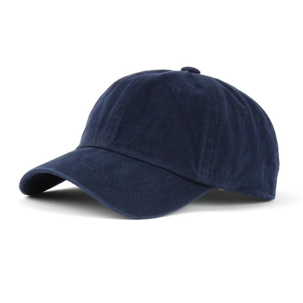 Navy Blue Vintage Washed Cotton Baseball Caps