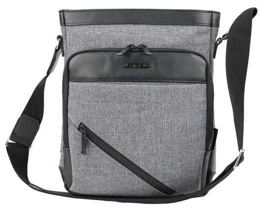 Gray Canvas Cross-body Bags