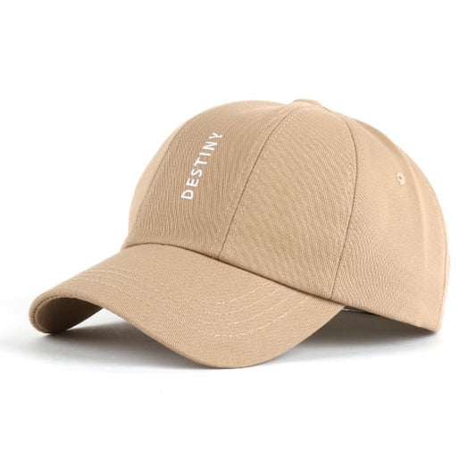 Beige DESTINY Graphic Baseball Caps