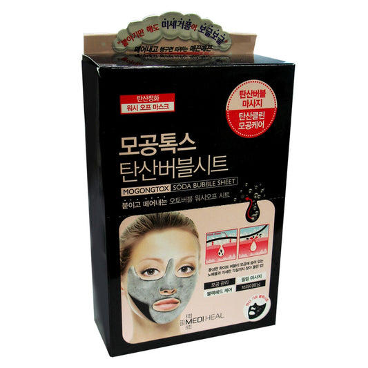 MEDIHEAL Mogongtox Soda Bubble Masks 10 Sheets