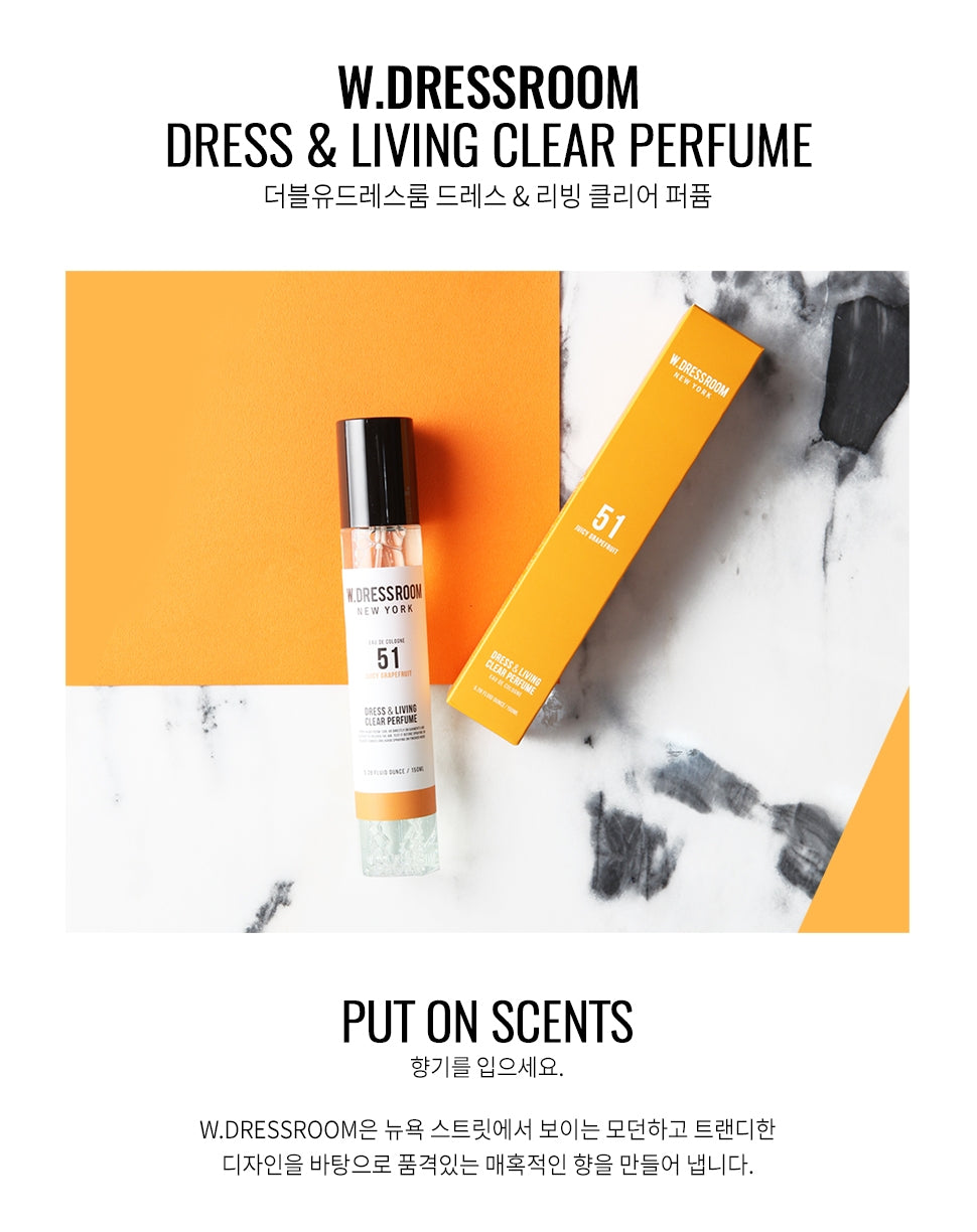 W.Dressroom Dress Living Clear Perfumes 150ml [51. Juicy Grapefruit]