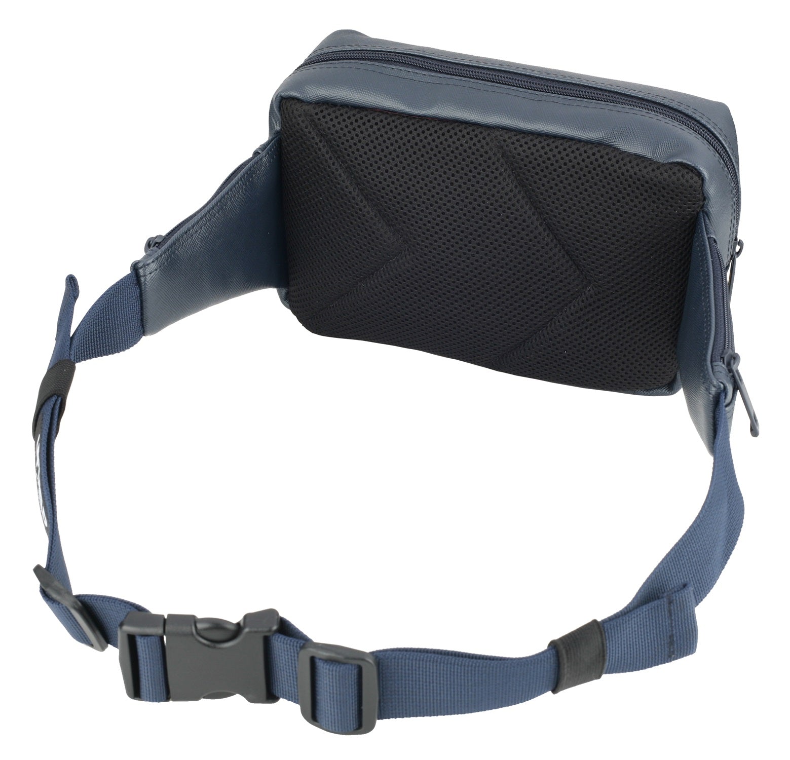 Navy Blue Faux Leather Fanny Packs Cross-body Bags