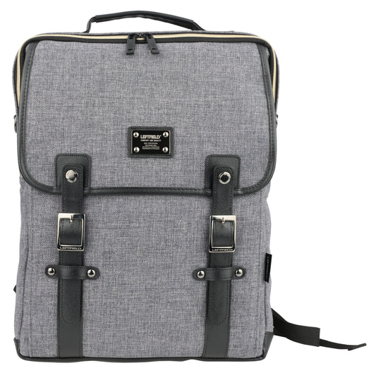 Gray Canvas Satchel Cross Body Backpacks