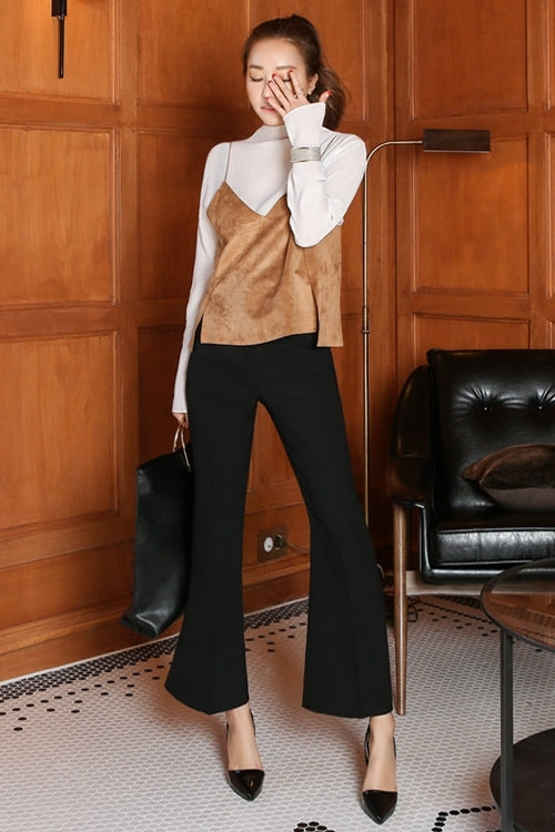 Black Flared Pants