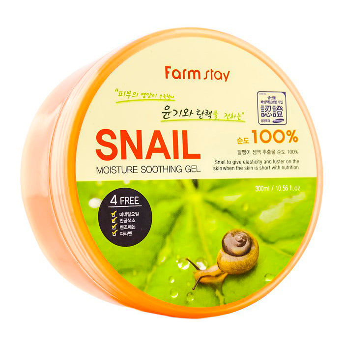 Farmstay 100% Snail Moisture Soothing Gels 300ml