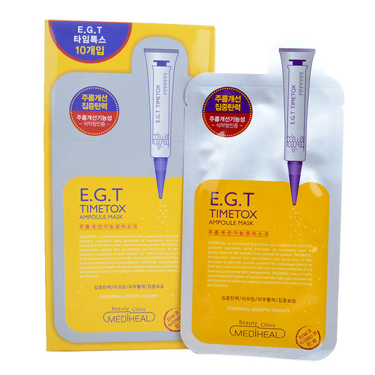 Mediheal E.G.T Timetox Ampoule Masks [10 Sheets]