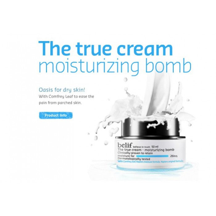 BELIF The True Cream Moisturizing Bomb 50ml Skincare Beauty Korean
