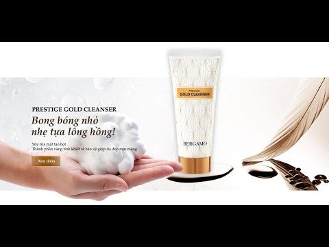 Bergamo Prestige Gold Cleansers 120ml Womens Beauty Cosmetics Skin