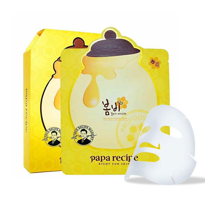 Bombee Honey Masks 10 Sheets sweet skin care Gold Complex hydration