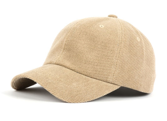 Beige Casual Baseball Caps
