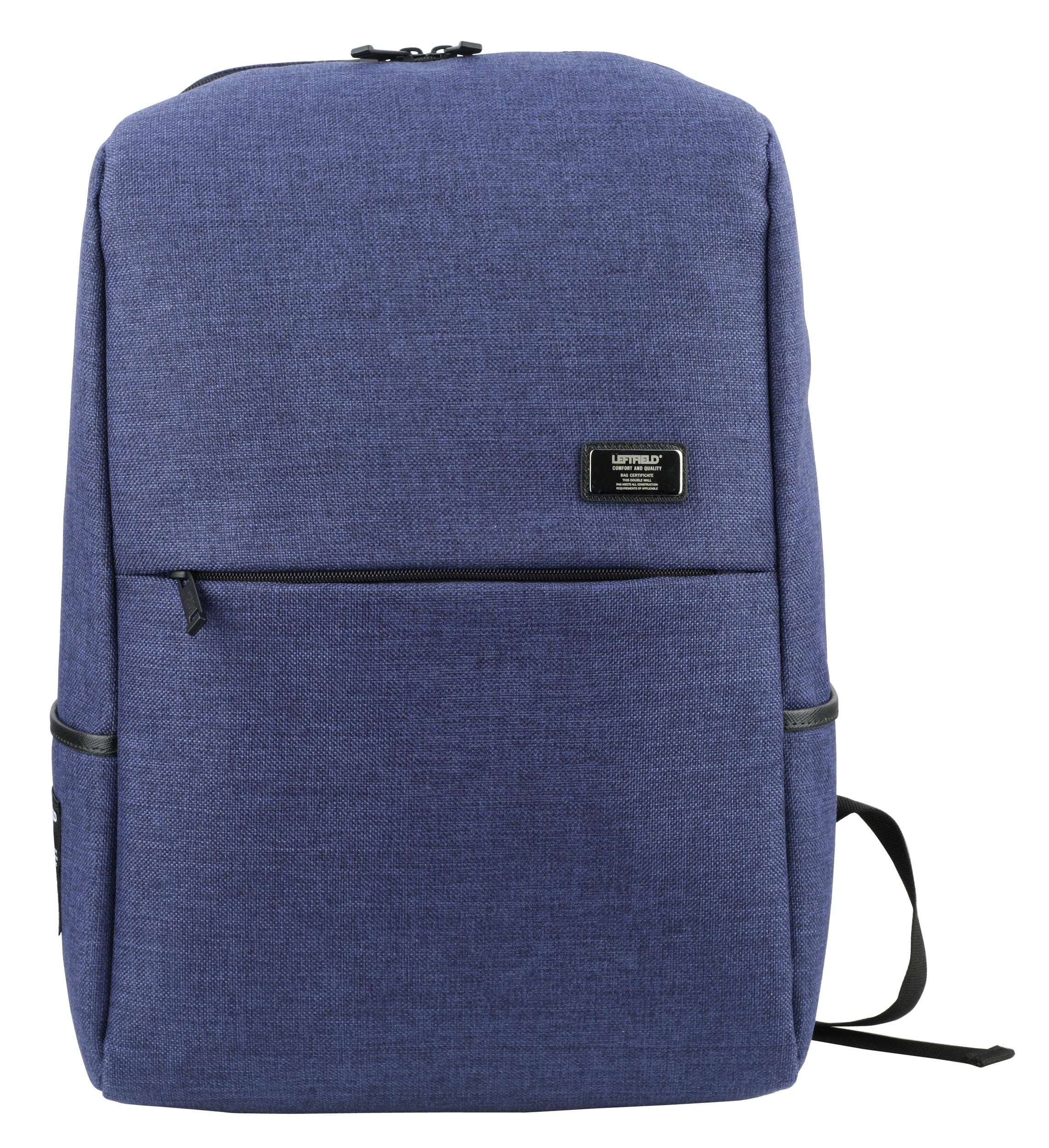 Navy Blue Canvas Laptop Backpacks