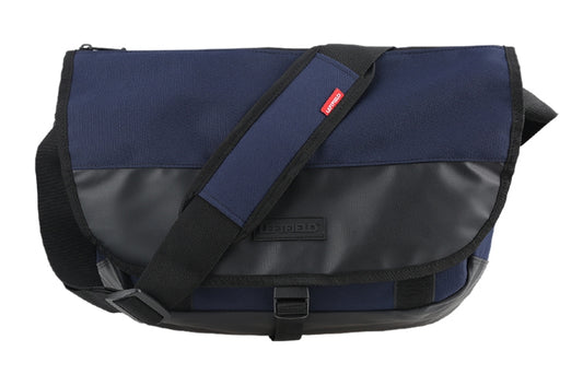 Marine Blue Hybrid Faux Leather Messengers Bags