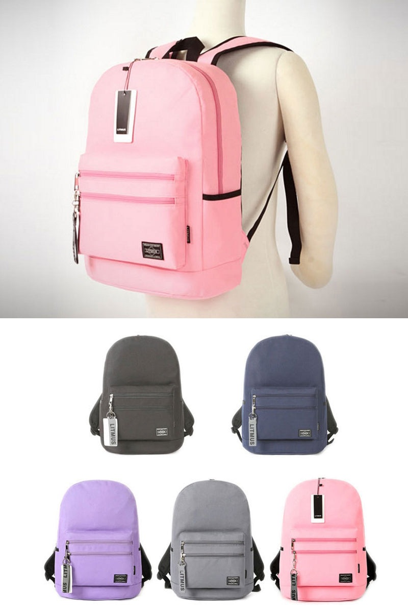 Double Zippered Casual Backpacks