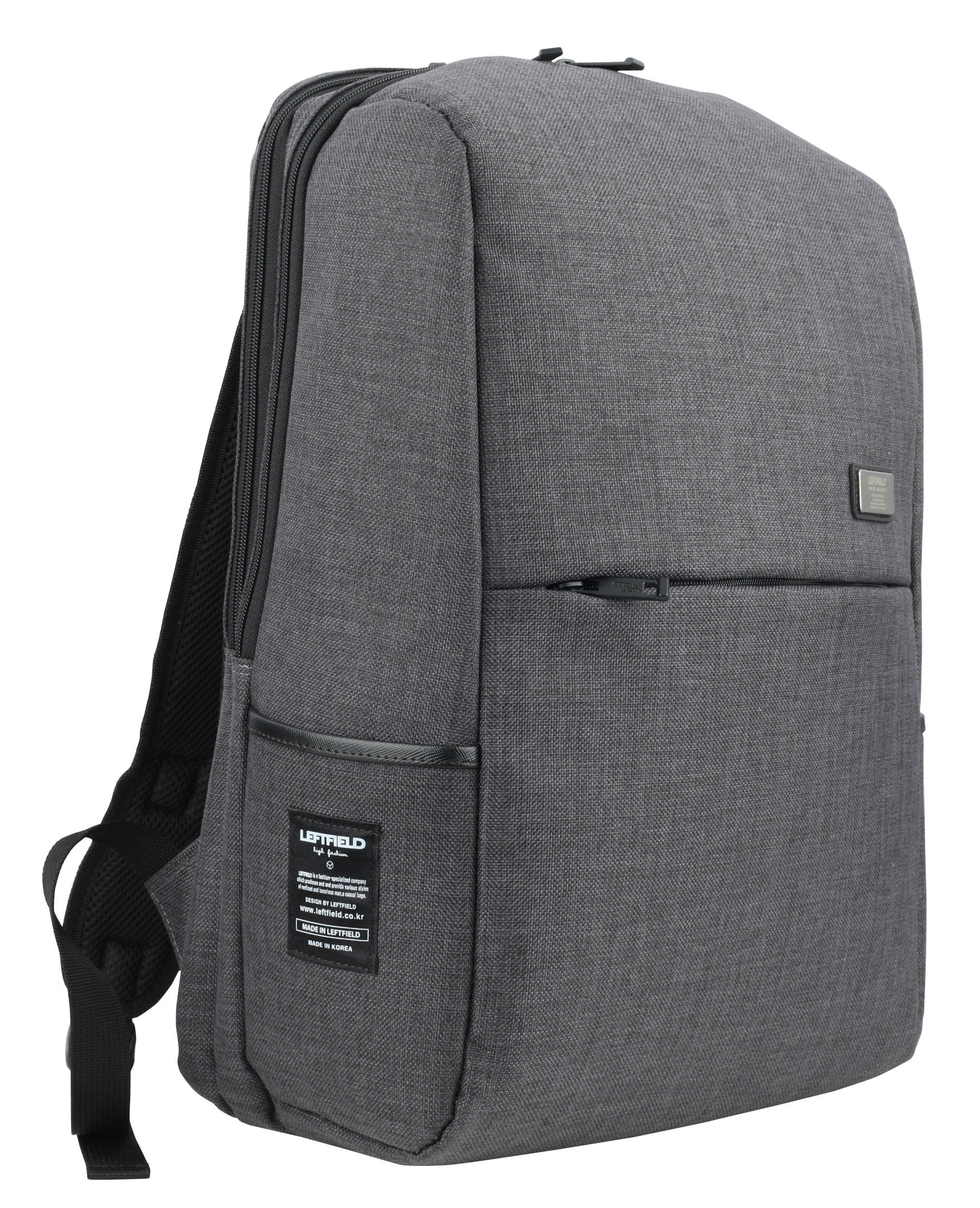 Black Canvas Laptop Backpacks