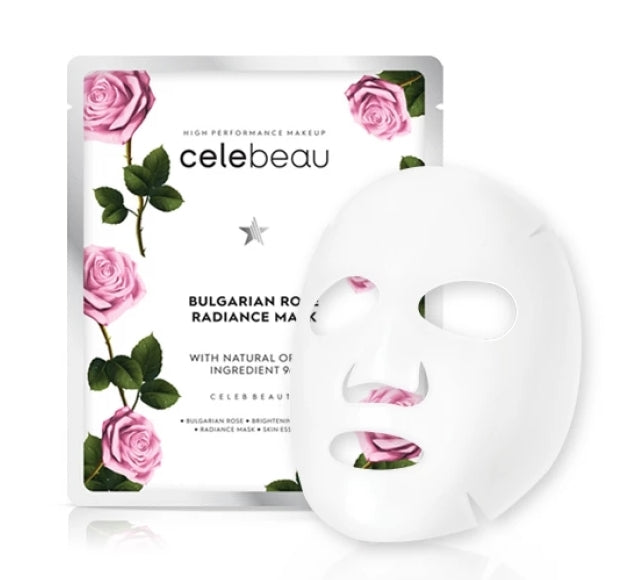 Celebeau Bulgarian Rose Radiance Mask (Whitening) 5pcs