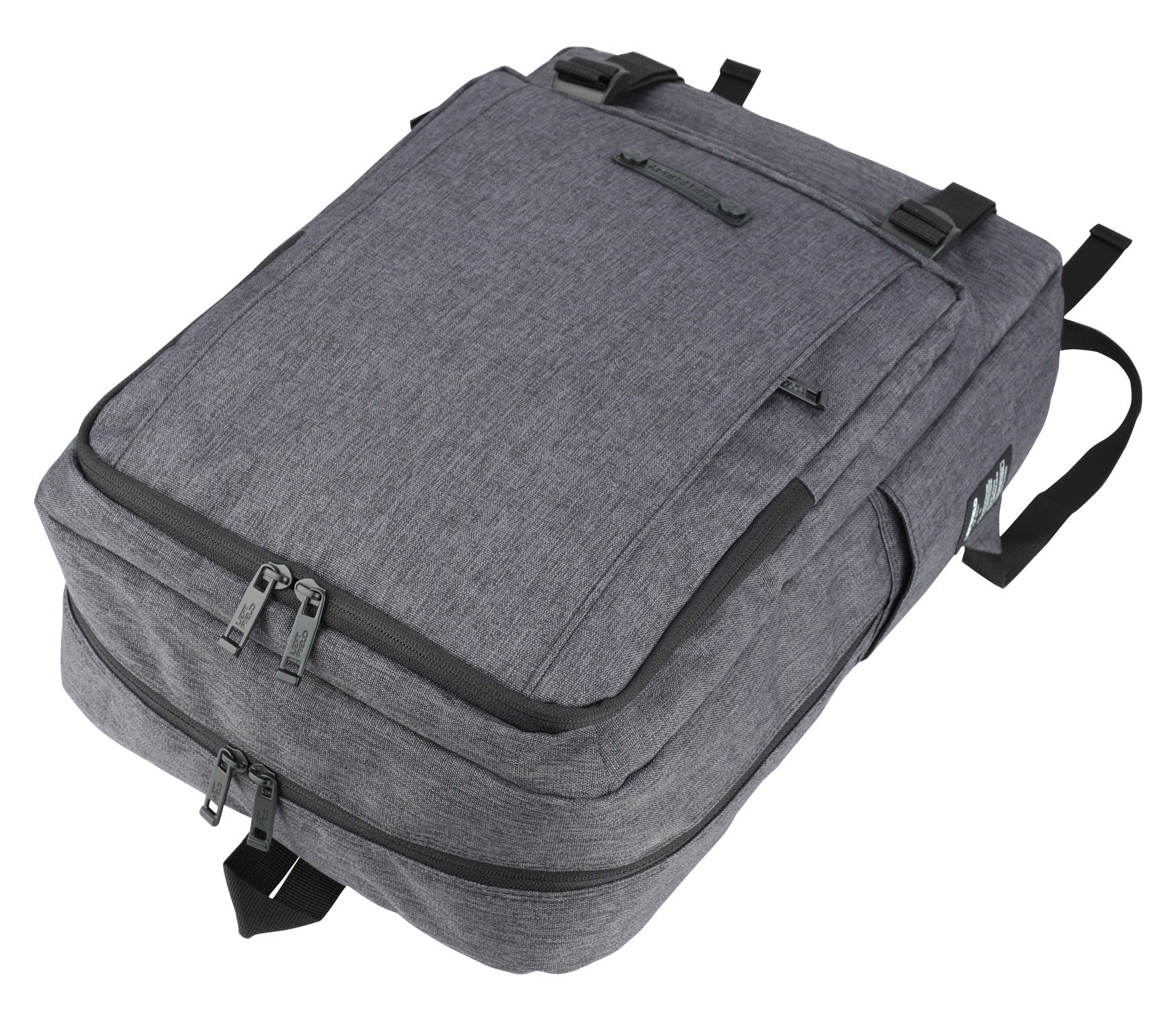 Gray Casual Canvas Business Travel School Backpacks Bags