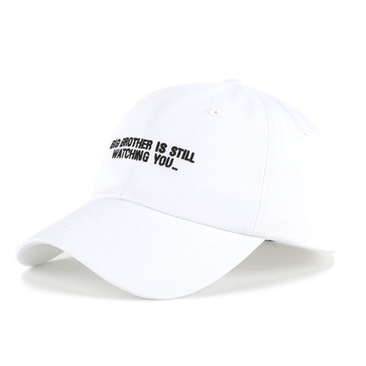 White Big Brother Graphic Baseball Caps