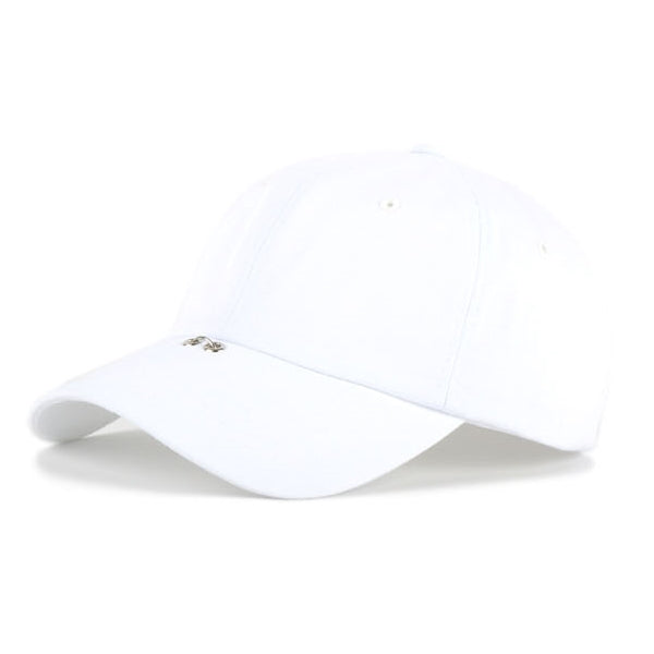 White Piercing Baseball Caps
