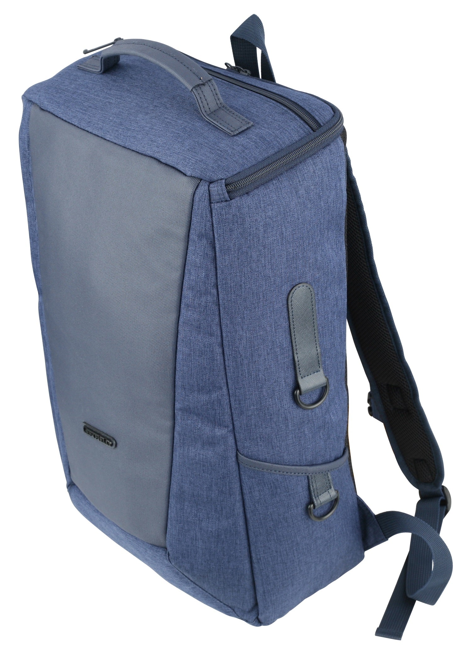 Navy Blue Canvas Casual Business Laptop School Backpacks Bookbags
