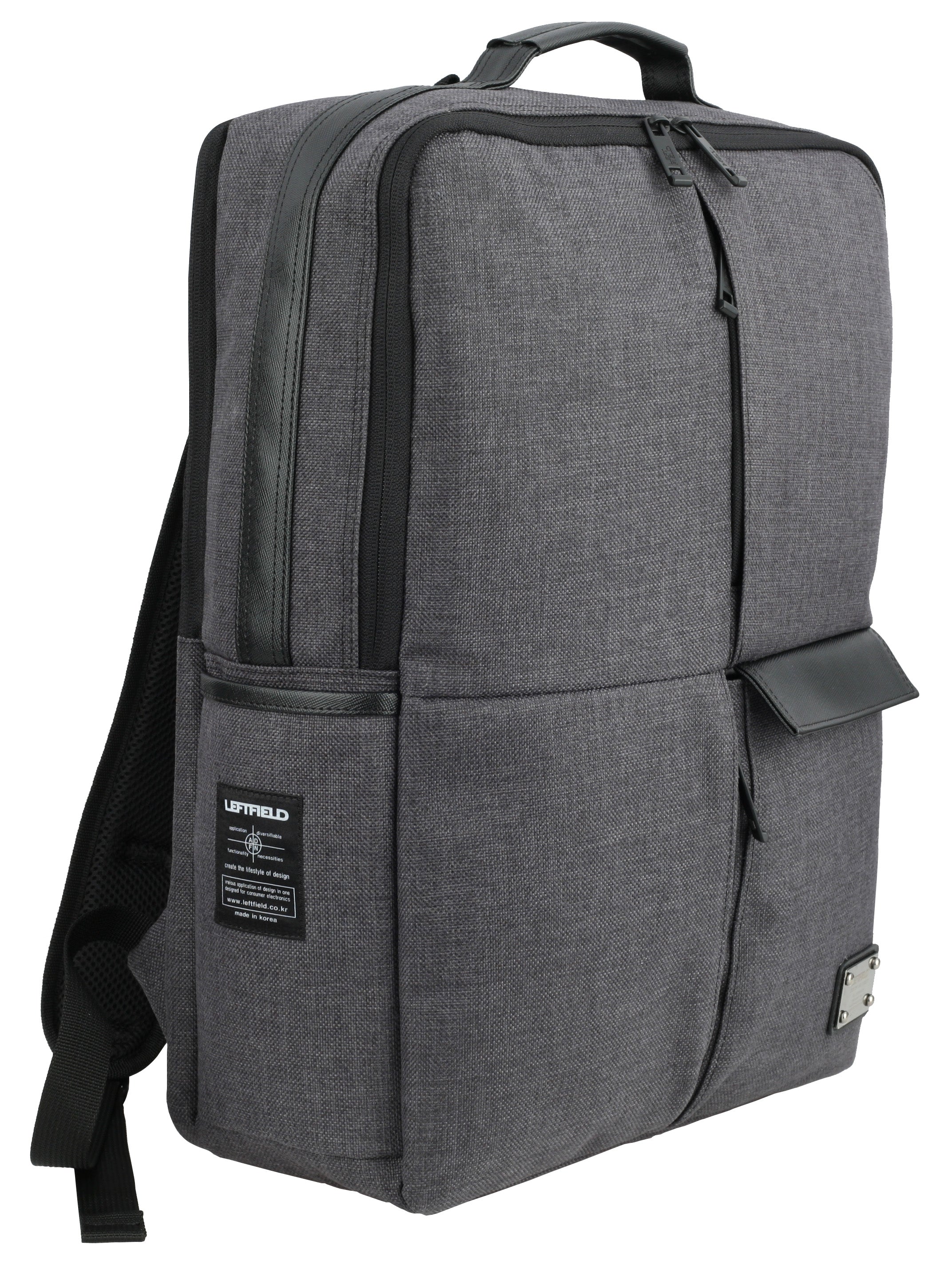 Black Canvas Casual Daypacks School Backpacks